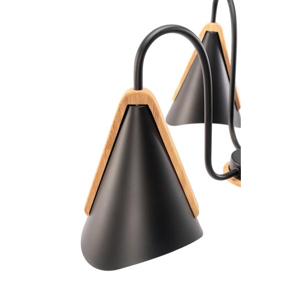 Skandinavisk Tretakslampa APP605-3C Svart
