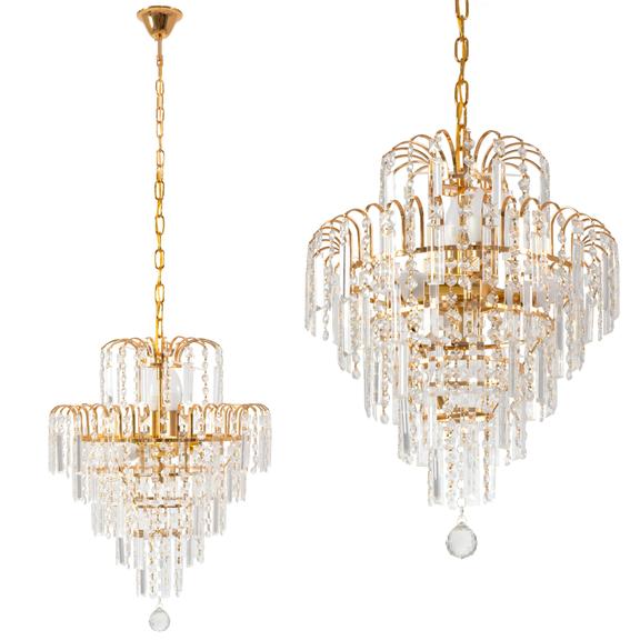 KRYSTALLTAKLOK 312358 Guld