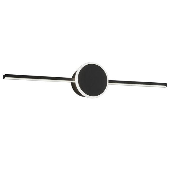BADRUMSVÄGGLAMPA LED ROUND BLACK 80CM APP850-1W