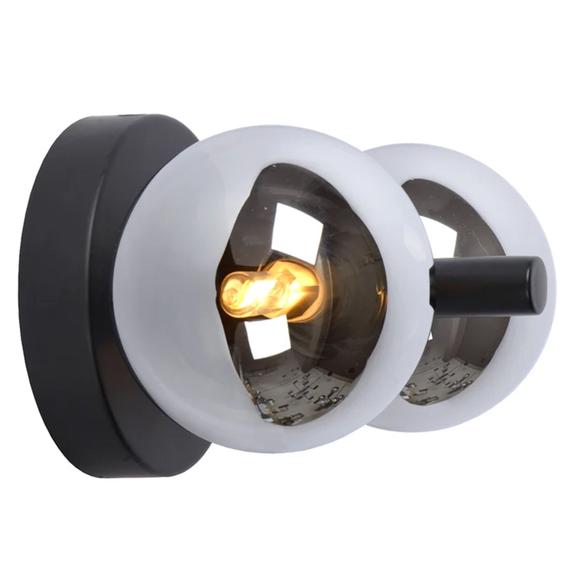 VÄGGLAMPA VÄGGLYKTA APP1162-2W Svart