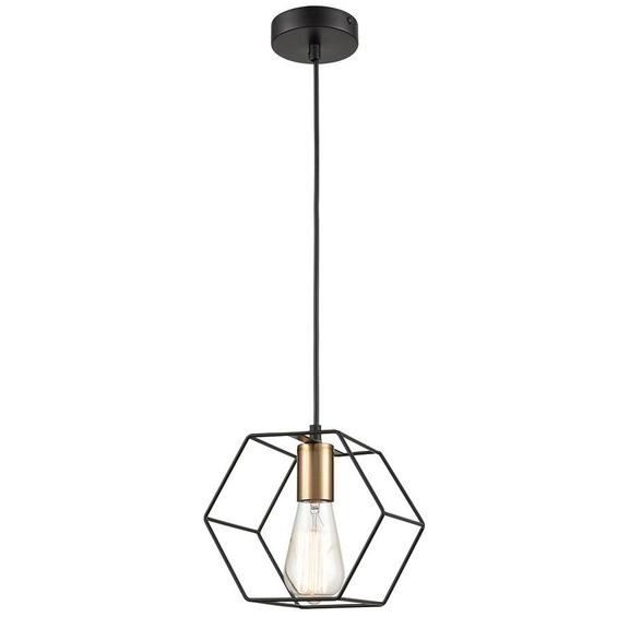 Hängande lampa APP1131-1CP svart-guld