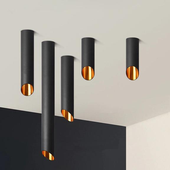 MODERN TAKLAMPA 30 CM APP572-1C Svart