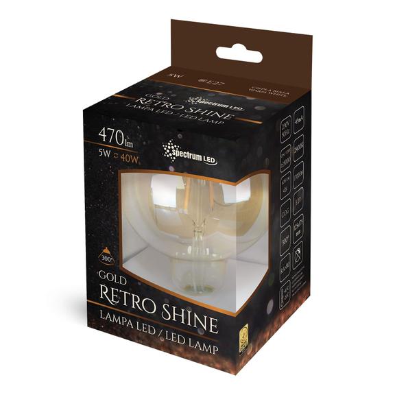Dekorativ LED-lampa Varm E27 230V 5W Edison 14461