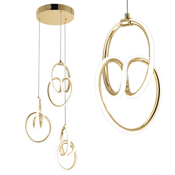 HÄNGLAMPA LED G082-3CPR Guld